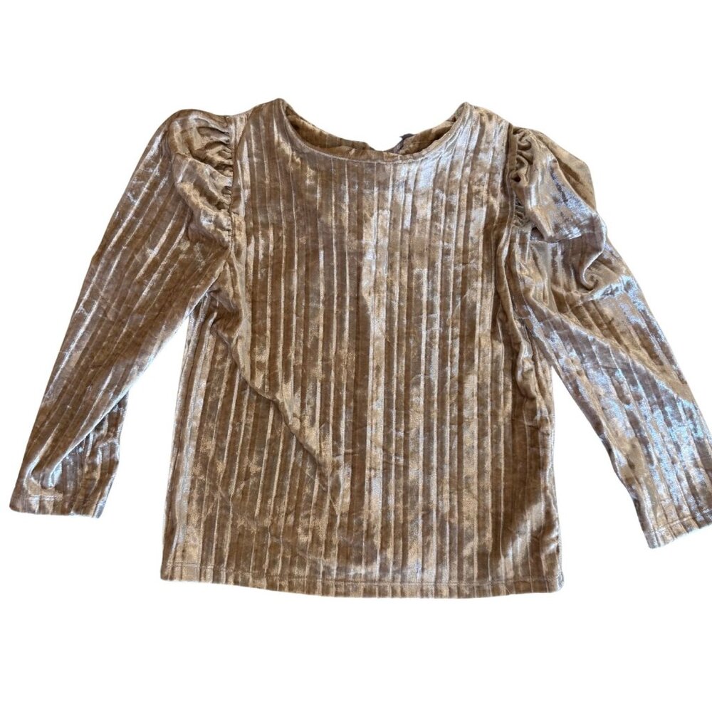 Good Luck Girl Velvet Shirt Little Girls XS